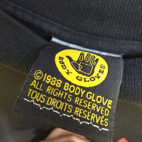 SOLD💥1988 Mock-Neck Body Glove long sleeve - Picture 4 of 4